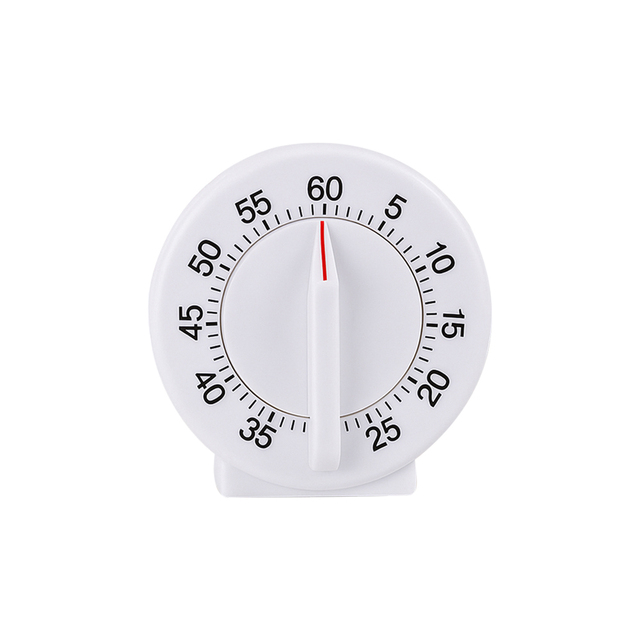 Mechanical Kitchen Timer 60 Minutes Countdown Cooking Clock Simple Operation No Battery Needed