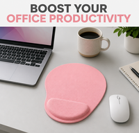 Tapis de souris ergonomique pour soulager le syndrome du canal carpien - Support de poignet orthopédique en EVA pour usage au bureau et utilisateurs fréquents d'ordinateur