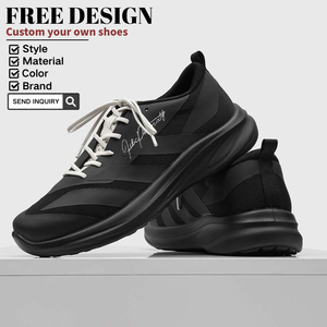Chaussures de randonnée antidérapantes pour hommes en gros, baskets de trekking durables pour l'extérieur, chaussures de sport confortables en maille respirante, faible MOQ - Product Image 1