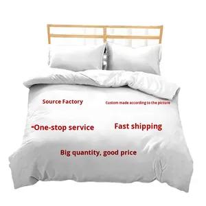 Juego de <span class=keywords><strong>cama</strong></span> ChamXue, <span class=keywords><strong>funda</strong></span> nórdica, fundas de almohada, poliéster tejido Floral rosa, juego de <span class=keywords><strong>funda</strong></span> nórdica de 3 piezas, estilo europeo y americano - Product Image 5