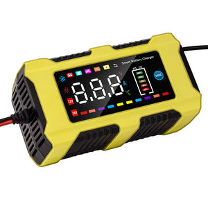 Smart 12V 6A Pulse Chargeur de <span class=keywords><strong>batterie</strong></span> de voiture ABS Adaptateur d'alimentation de bureau électrique Sortie 80W pour Scooter AC/DC Port 6A Courant - Product Image 3