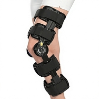 Attelle de genou médicale articulée réglable, orthèse de soutien orthopédique pour le contrôle de l'amplitude de mouvement (ROM), immobilisateur post-opératoire pour la récupération des fractures et des lésions du LCA