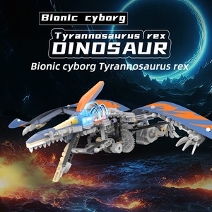 586 pièces engrenage mécanique ptérosaure blocs de construction modèle bricolage bionique <span class=keywords><strong>Cyborg</strong></span> dinosaure briques tringlerie Kit de Construction avec lumières - Product Image 2