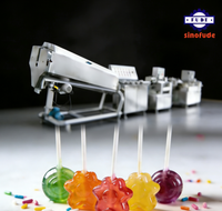 SINOFUDE Hot Sale Volledig Automatische Fruitlollipopmachine Lollipopmachine Lollipopproductielijn
