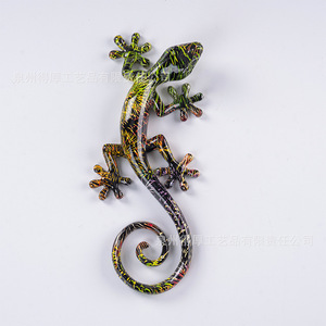 Aimants de réfrigérateur Art Gecko, autocollants magnétiques créatifs en forme de lézard peints, cadeaux personnalisés, aimants de réfrigérateur pour l'exportation - Product Image 4