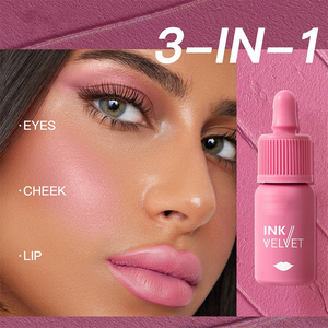 Tinte Líquido Multiusos al por Mayor para Labios, Mejillas y Ojos, de Terciopelo, Resistente al Agua y de Larga Duración, OEM ODM, Logotipo Personalizado, Cosmético - Product Image 4
