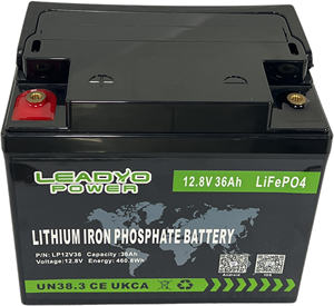 Baterai skuter mobilitas 12V 50ah, baterai pengganti kursi roda baterai lithium LiFePO4 12V 24V 10ah 20ah 36ah 50ah - Product Image 3