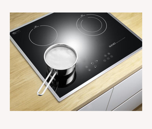 Table de cuisson à induction encastrable 4 feux en verre noir avec commandes tactiles, verrouillage enfant et minuterie - Product Image 6