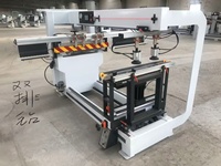 Machine à percer le bois à trois rangées pour perçage horizontal et vertical, commande PLC, perçage et multi-perçage du bois