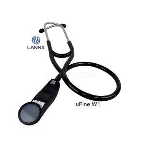 LANNX-Estetoscopio electrónico uFine W1, Estetoscopio de uso médico clásico, multifunción