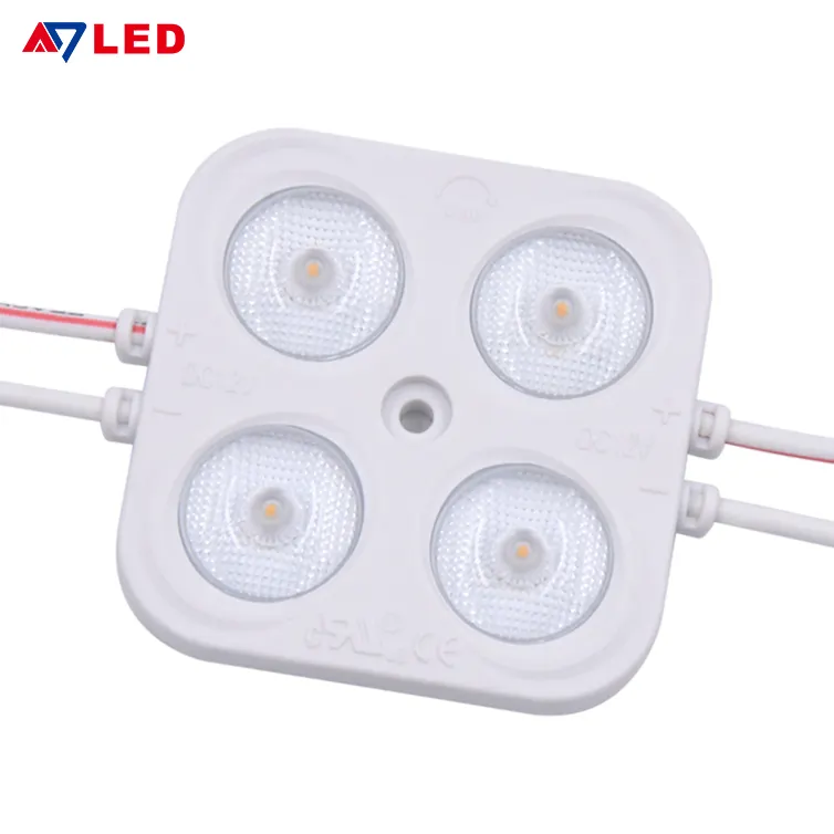 Injeksi Lampu Latar Garansi 5 Tahun Luar Ruangan Kedap Air 3W SMD 2835 Modul LED 12V Diode