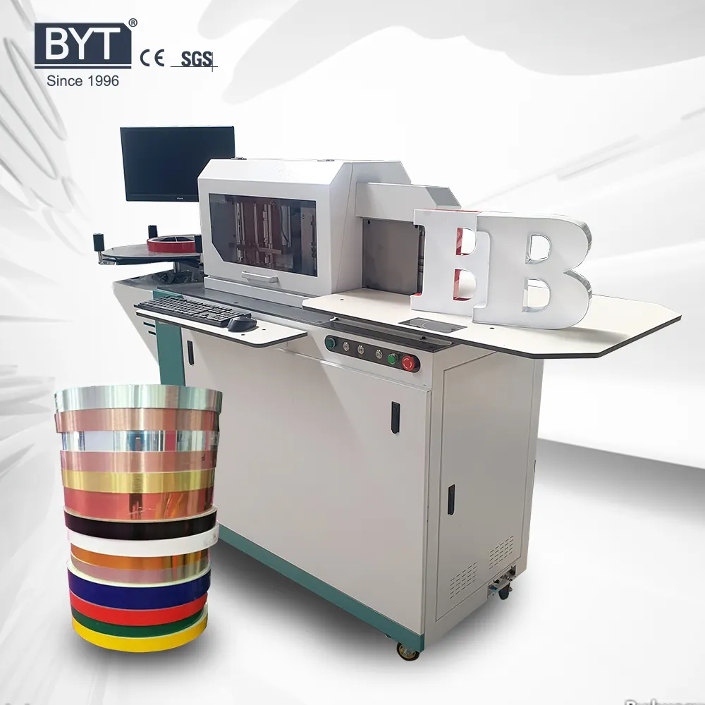 Bytcnc Grote Outdoor Bewegwijzering Kanaal Letter Buigmachine Voor Maken Reclame Winkel Logo 3d Letter Channel Bender