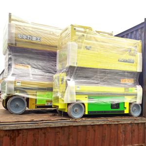 CE 6m 8m 10m 12M 16m rueda hidráulica tijera eléctrica Manlift plataforma de trabajo aéreo autopropulsado <span class=keywords><strong>Mini</strong></span> tijera elevador móvil - Product Image 6