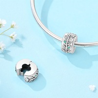 Bracelet en argent sterling 925 de haute qualité, perles personnalisées DIY, pendentif ballon d'air, breloques cœur rose, bracelet DIY, cadeau de bijoux