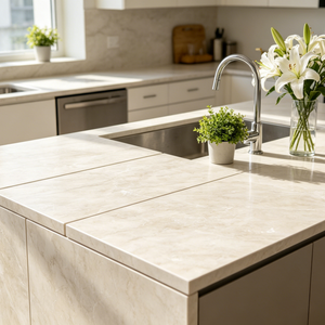 Piedra Sinterizada Premium Luca Bonar, Diseño de Vetas de Lujo, Ecológica, Resistente al Agua y al Desgaste, Losa Grande, Moderna, para Paredes Interiores, Villas y Comercios - Product Image 1