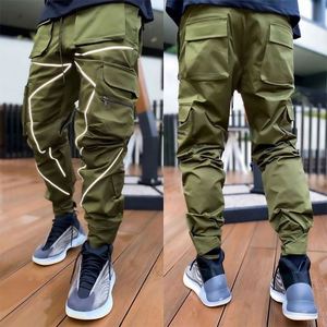 Wholesale Gym Track Casual Corduroy Fleece Jogger Sweat Pants Drawstring Closure Reflective Tapes New Stylish Sport Clothing - Product Image 1