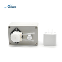 황화나트륨/질산나트륨/아닐린 실험실 테스트를위한 12v/24v 더블 헤드 액체 이송 물 투약 연동 펌프