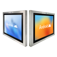 Panel PC Industrial Táctil de Acero Inoxidable de 7-27 Pulgadas, Sin Ventilador, Integrado con Android/Linux/Win 11, Todo en Uno para Automatización Industrial