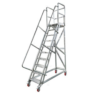 התאמה אישית של ארבעה גלגל בטיחות אלומיניום גלגול פלטפורמות צעדים סולם מעקות גלגל הרמת עזרה oem תמיכה oem - Product Image 3