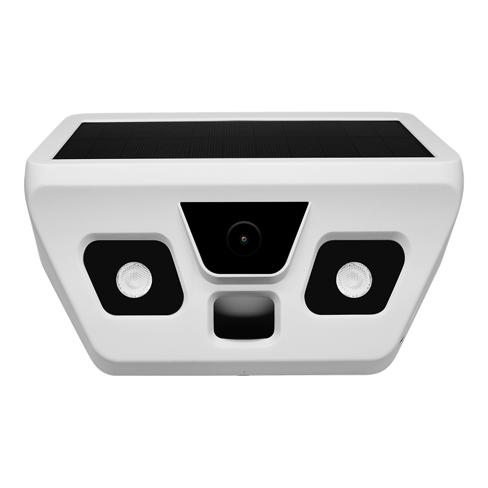 Светодиодные Настенные светильники 1080P, ночное видение, прожектор для домашней безопасности, камера видеонаблюдения с датчиком движения, водонепроницаемая IP56, для двора, Солнечная камера