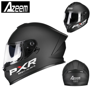 Full Face Motorcycle Helmets For Men And Women DOT Approved Quick Release Closure All Seasons Safety