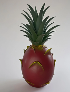 Personalizzato Artificiale Cane <span class=keywords><strong>Pitaya</strong></span> Fungo Scultura di Frutta Giardino Matrimonio Paesaggio Design Arredamento con Carino Erba Artificiale Animale - Product Image 3