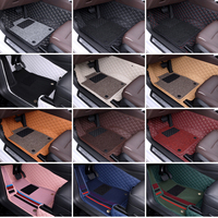 Tapis de sol de voiture en cuir EVA de luxe, antidérapant, imperméable, 7D 5D, toutes saisons, sur mesure