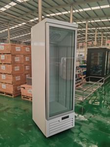 Автомобильный холодильник с воздушным охлаждением, стеклянный дверной холодильник, 350л, магазин, коммерческий холодильник с дисплеем для напитков - Product Image 6