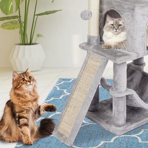 Modern Large <b>Cat</b> Toy Villa Classic Universal <b>Cat</b> <b>Scratching</b> <b>Post</b> Nest Hammock Claw Board Non-Solid Wood Climbing Frame Packaged - Product Image 6