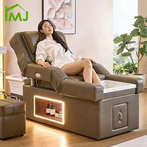Fauteuil de Pédicure et de Massage Thaïlandais avec Bac à Shampoing pour Salon de Coiffure et Lit pour <span class=keywords><strong>Spa</strong></span> Capillaire Japonais - Product Image 1