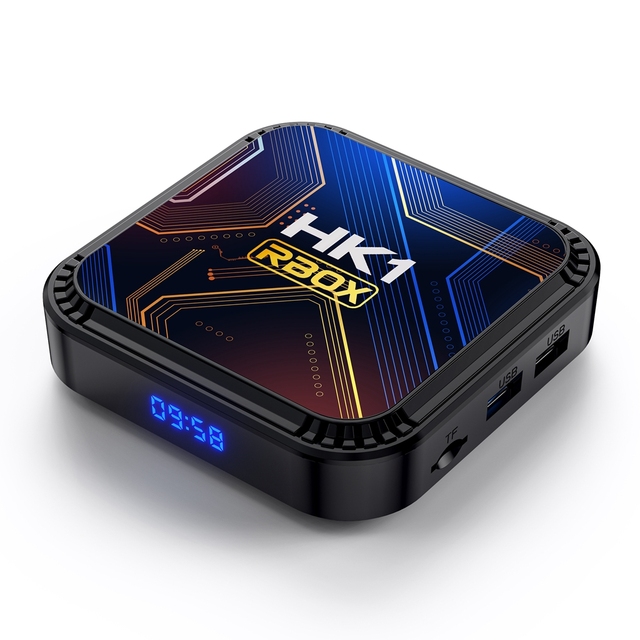 2023 HK1 RBOX K8S 4gb 64gb Android Tv Box 13 Smart TVBox RK3528 2.4G/5Ghz Wifi 4K 4GB 32GB Set-Top Box