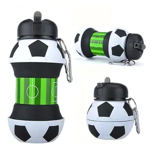 Eco-Friendly Silicone Collapsible Water Bottle Food Grade for Sports Use