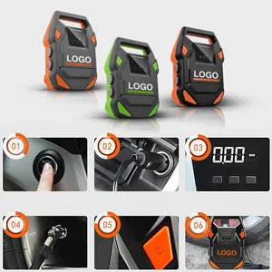 Pompe multifonctionnelle portable Premium pour gonfler les pneus de voiture SUV Off Road Smart Digital avec aiguille Cigarette Plug In