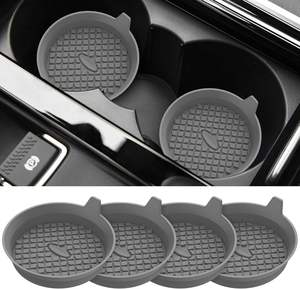 Silicone <b>Car</b> Cup Coaster Universal Automotive Waterproof Non Slip Holders for <b>Car</b> Drinks Mat - Product Image 2