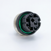 Connecteur circulaire mâle IP67 KRONZ M12 à 4 broches codées A - Prise plastique à fixation sur site avec borne à vis, droite ou à angle droit