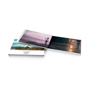 Hochwertige benutzer definierte Design Fotoalbum Buch Broschüre Hochzeit Druck katalog Druck broschüre