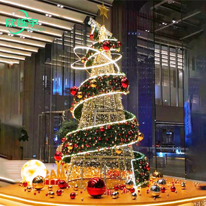 Cây Giáng sinh với đèn Led ngoài trời kỳ nghỉ giáng sinh khổng lồ khung kim loại trang trí Sử dụng LED hiển thị ánh sáng - Product Image 1