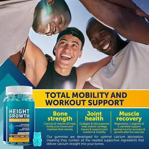 Permen Jeli Penambah Tinggi Badan Grosir, Aman untuk Dewasa, Mendukung Nutrisi, Mendukung <span class=keywords><strong>Anemia</strong></span>, Mendukung Imunitas, 60 Butir - Product Image 2