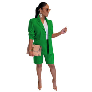 <span class=keywords><strong>Traje</strong></span> Casual <span class=keywords><strong>de</strong></span> Dos Piezas, Chaqueta y Pantalones Cortos, a Medida, al por Mayor - Product Image 6