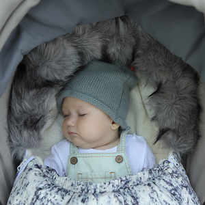 Di Pelliccia su misura <span class=keywords><strong>Passeggino</strong></span> coprigambe Sacchetto di Sonno Del Bambino Morbido Del Panno Morbido Del Bambino Infantile di Sonno <span class=keywords><strong>Sacco</strong></span> A Pelo <span class=keywords><strong>Sacco</strong></span> A Pelo - Product Image 5