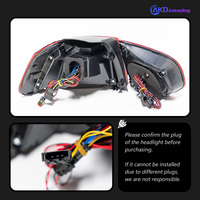 Feux arrière AKD Car Styling pour VW Golf 6 2010-2013, feux arrière à LED, signal de freinage, marche arrière, accessoires automobiles