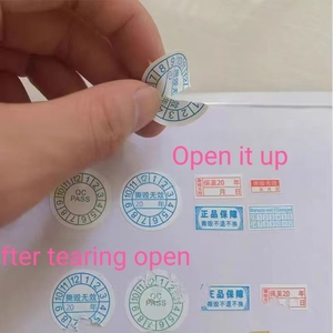 Pegatinas de vinilo de cáscara de huevo de Navidad personalizables rollo adhesivo etiqueta de logotipo calcomanía de Navidad imprimible - Product Image 3