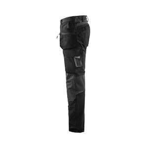 BLAKLADER - 152216459998D120 Pantalones artesanos 4 vías elásticos Negro/Gris oscuro-PANTALÓN DE TRABAJO EAN 7330509724583 - Product Image 4