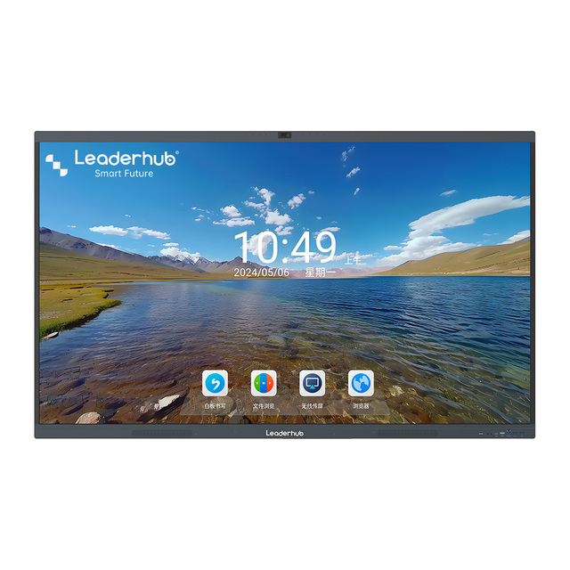 Interactive Whiteboard 4K UHD Touch Screen with 50MP Camera & 50-Touch Points Android 14 OS 8GB RAM for Business Meetings