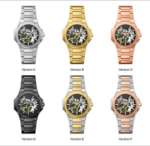 Orologio Meccanico Automatico con Logo e Quadrante Personalizzati, Cassa Rotonda Resistente all'Acqua e Cinturino Fashion in Acciaio Inossidabile - Product Image 2