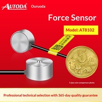 Capteur de force de compression haute résolution Ouluda AT8102, précision 0,5 %, 50N-1000N, pour la mesure mécanique de la force