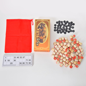 Vente en gros <span class=keywords><strong>de</strong></span> 90 pièces numérotées en forme <span class=keywords><strong>de</strong></span> tambour en bois avec boîte en papier - Product Image 2