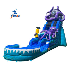 Jellyfish Inflatable <strong>Slide</strong> Cheap Price New Inflatable Water <strong>Slide</strong> <strong>Indoor</strong> <strong>Slide</strong> for Kids Inflatable Pool with <strong>Slide</strong> - Product Image 1