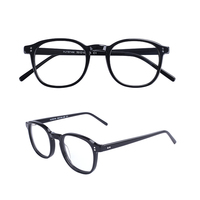 Lunettes de protection rétro anti-myopie et anti-radiation en acétate avec filtre anti-lumière bleue pour ordinateur