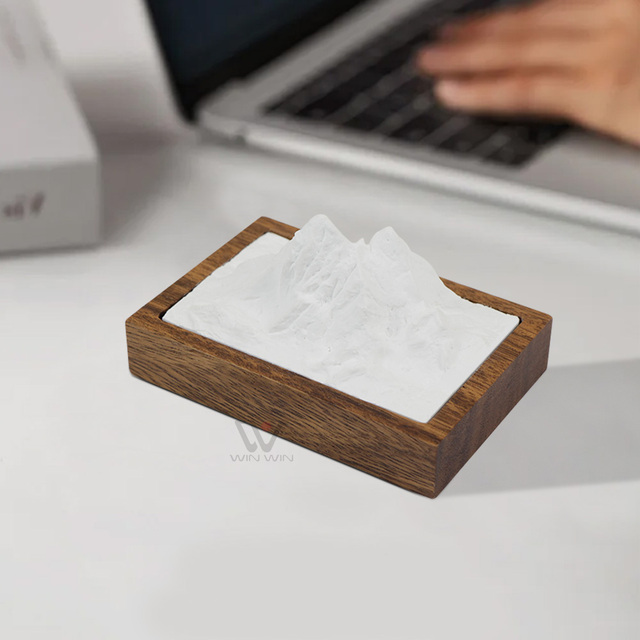 Aroma Mountain Home Decoration Passive Diffuser with Wood Plate for Candles & Fragrance Accessories